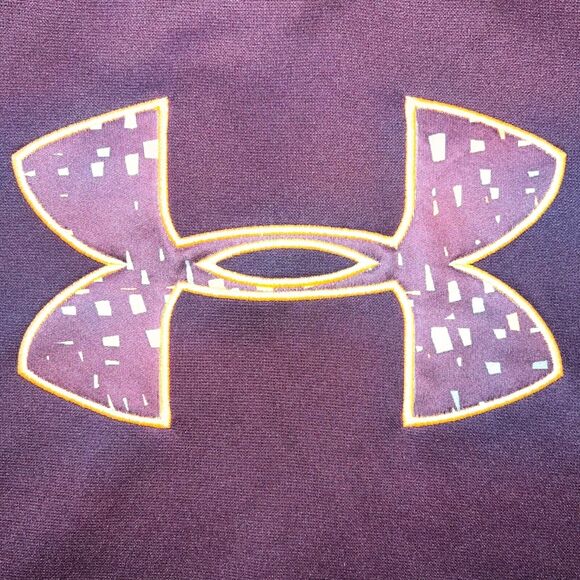 Under Armour Womens Hoodie Hooded Sweatshirt Loose Fit ColdGear Purple Large - Picture 3 of 12